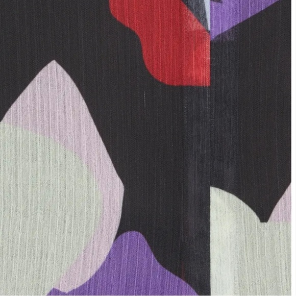 Armani Draped Floral Print Blouse - Picture 11 of 12